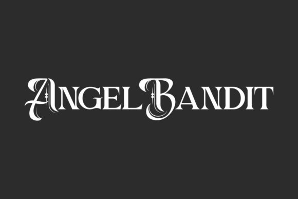 Angel Bandit Display Font for Handmade & Print-Ready Designs