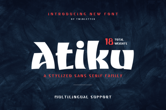 Atiku: A Bold Display Font for Creative Web Design