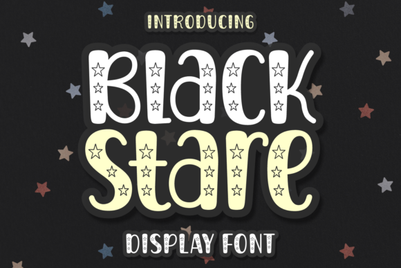 Black Stare: A Playful Display Font That Elevates Small Business Branding
