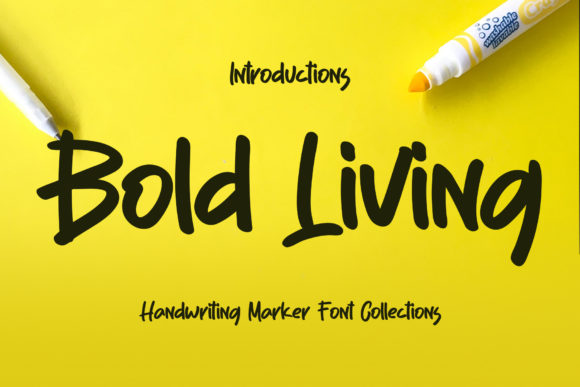 Bold Living: A Chunky, Colorful Display Font That Brings Branding to Life
