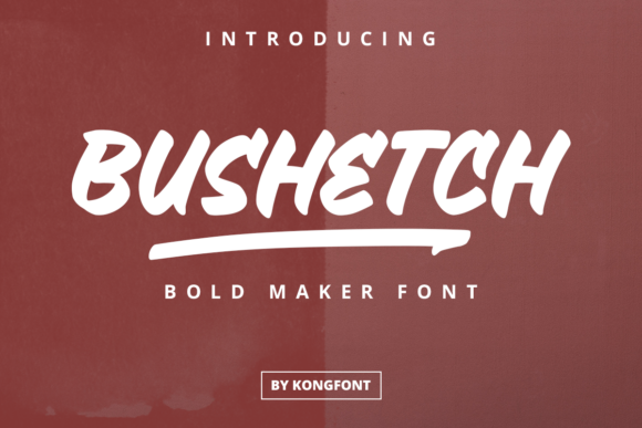 Bushetch: A Playful Display Font That Actually Works