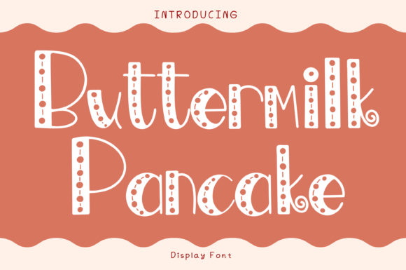 Buttermilk Pancake: A Display Font That Makes Your Headlines Stick