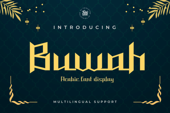 Buwah: A Beautiful Display Font