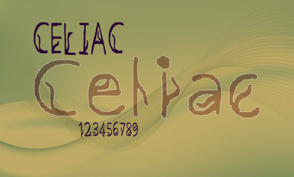 Celiac Display Font for Small Business Branding