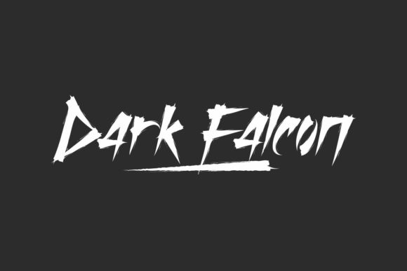 Dark Falcon: A Display Font That Commands Attention