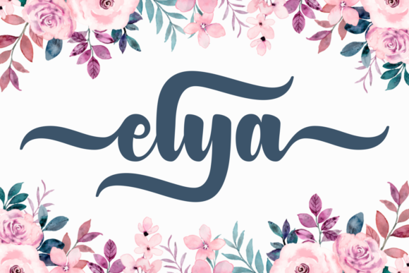 Elya: A Refined Display Font for Digital Branding