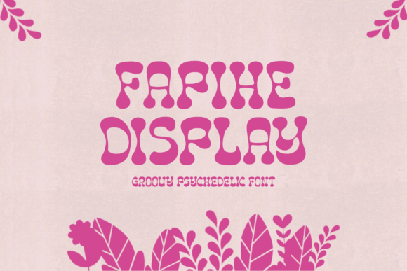 Fapihe: A Wavy Retro Display Font That Elevates Digital Branding