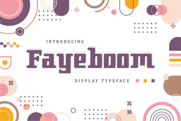 Fayeboom: A Bold, Robotic Display Font for Digital Branding