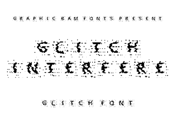 Glitch Interfere: A Display Typeface That Fits Real Digital Projects