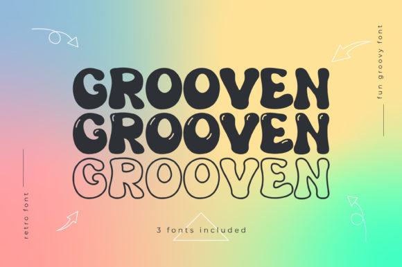 Grooven: A Street-Smart Display Font for Small Business Branding