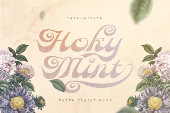 Hoky Mint: A Retro-Styled Display Font with Editorial Charm