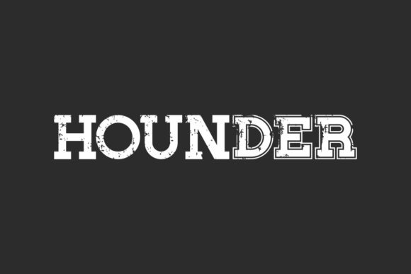 Hounder: A Bold Display Font for Editorial Impact