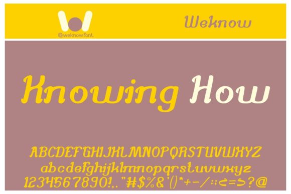 Knowing How: A Display Font That Elevates Real Small Business Branding