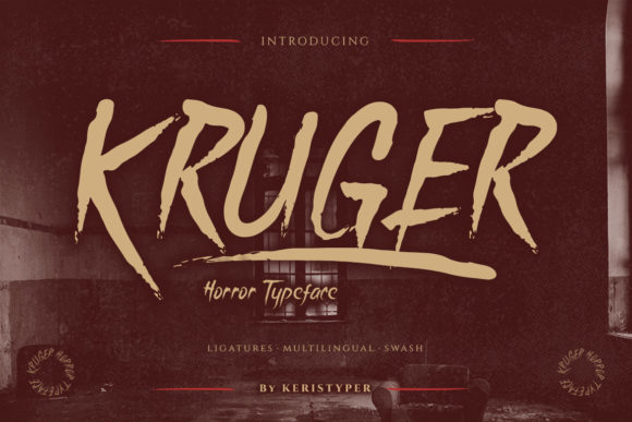 Kruger: A Bold Display Font for Digital Impact