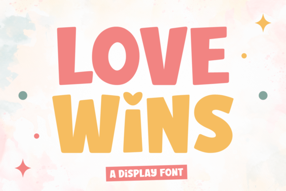 Love Wins: A Display Font That Feels Like a Warm Invitation