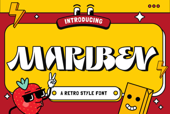 Marlben Display Font for Handmade Labels & Vintage-Inspired Designs