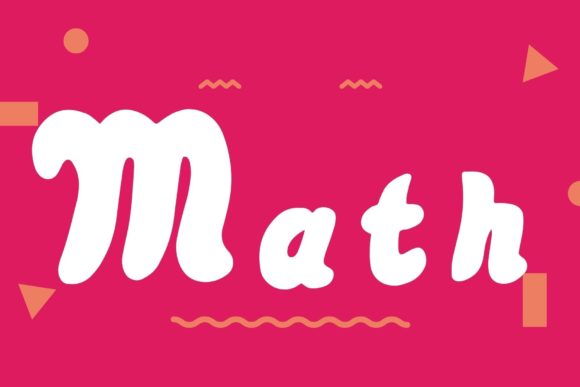 Math: A Playful Font for Web Design
