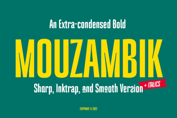 Mouzambik: A Stylish Display Font