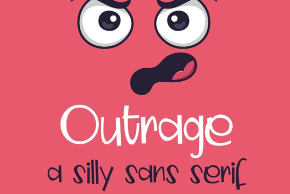 Outrage: A Bold Typeface for Creative Expression