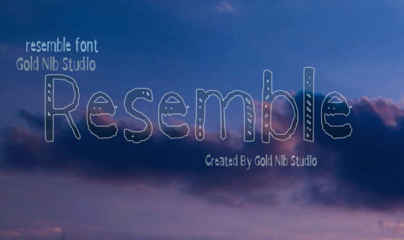 Resemble: A Casual Display Font That Feels Like Home