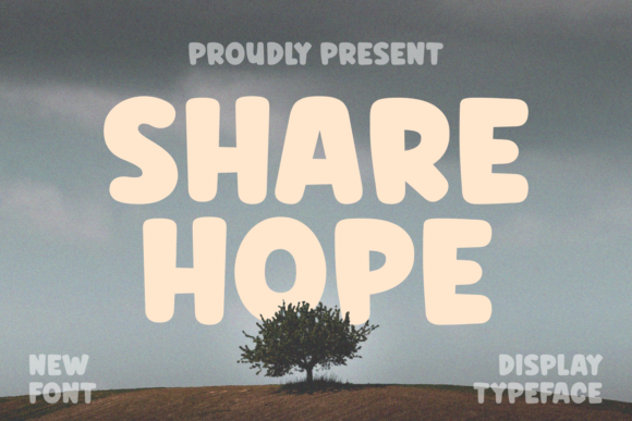Share Hope Font for Web Design