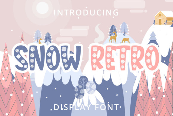 Snow Retro: A Fun Display Font for Creative Projects