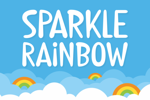Sparkle Rainbow: A Bright Display Font