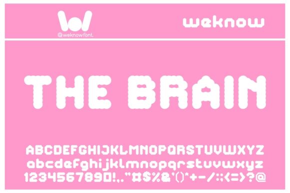 The Brain Display Font for Bold Digital Headlines