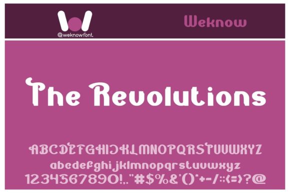 The Revolutions Display Font for Stronger Brand Identity