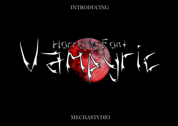 Vampyric: A Gothic Display Font That Elevates Your Brand